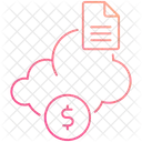 Financial Data Report Graph Icon