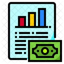 Financial Data Selling Data Profit Data Icon