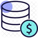 Financial Database Financial Data Accounting Data Icon