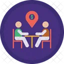 Dollar Location Pin Map Icon