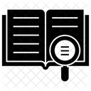 Finding Content Book Searching Content Searching Icon