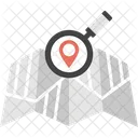 Finding Location Gps Navigating Icon