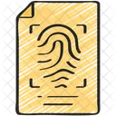 Finger print records  Icon