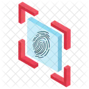 Fingerabdruck-Scan  Symbol