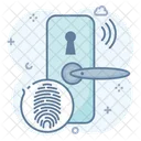 Door Lock Lock Scan Smart Lock Icon