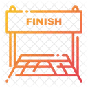 Finish Line End Line Final Line Icon