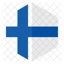 Finlandia Pais Bandeira Ícone