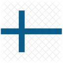 Finlandia Pais Bandeira Ícone