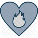 Fire Heart Fire Fire In Heart Icon