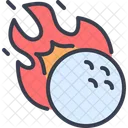 Fire Golf Flaming Icon