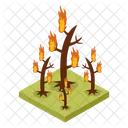 Fire Blaze Flames Icon