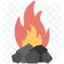 Fire Flame Camping Icon