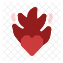 Fire heart  Icon