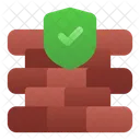 Firewall Protection Shield Icon