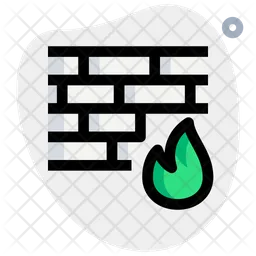 Firewall Security  Icon