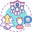 Firm-customer collaboration  Icon