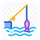 Fishing Rod Process Icon