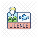 Fishing Licence Angling Icône