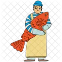 Fishmonger Fishing Fisherman Icon