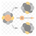 Fission Reaction Fusion Reaction Nuclear Energy Symbol