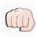 Fist Clenched Hand Palm Icon