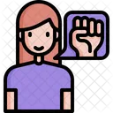 Fist Power Protest Icon