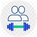 Fitness Partnership Collaboration Icono