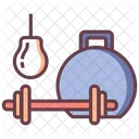 Dumbbell Weight Gym Icon