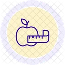 Fitness Apple Color Circle Icon Icon