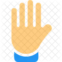 Five Finger Hand Sign High Five Icon