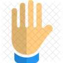 Five Finger Hand Sign High Five Icon