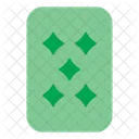 Five Of Diamonds  Icon