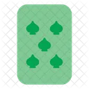 Five Of Spades  Icon