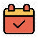 Schedule Calendar Verify Meting Day Icon