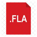 Fla File Format Icon