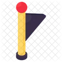 Flag Flagpole Streamer Icon