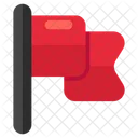 Flag Flagpole Streamer Icon