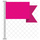 Pink Flag Icon