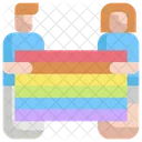 LGBT フラグ  アイコン