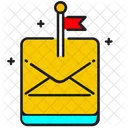 Flag Mail  Icon