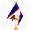 Flag Of American Samoa  Icon