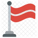 Flagge Zielflagge Fahnrich Symbol