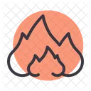 Flame Fire Burn Icon