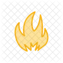 Flamme Heiss Feuer Symbol