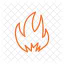 Flamme Heiss Feuer Symbol