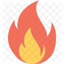 Flamme Feuer Warnung Symbol