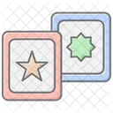 Flashcards Lineal Color Icon アイコン