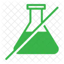 Flask Slash Chemistry Icon