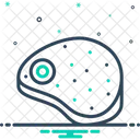 살 쇠고기 고기 아이콘