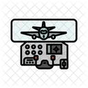 Simulator Flight Training Icon